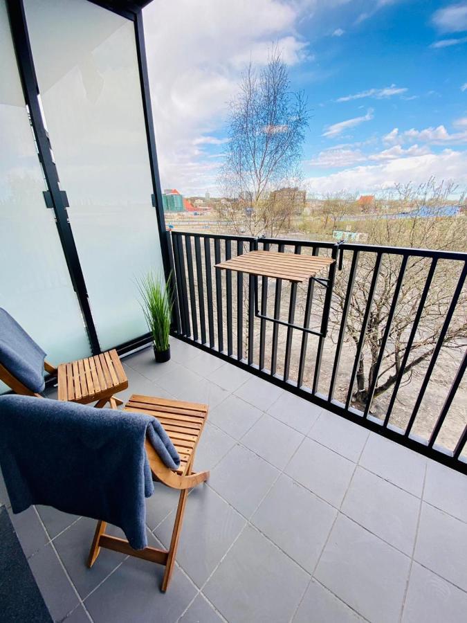 Nadmotlawie Apartments Gdansk Old Town Riverview Bagian luar foto